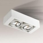 Shilo Uto plafonska lampa bela (100 mm)