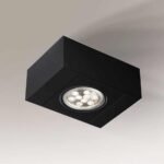 Shilo Uto plafonska lampa crna (100 mm)