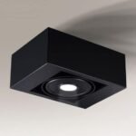 Shilo Uto plafonska lampa crna (100 mm) 3000K