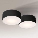 Shilo Zama plafonska lampa crna 3000K