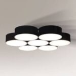 Shilo Zama plafonska lampa crna 3000K