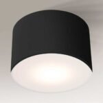 Shilo Zama plafonska lampa crna (200 mm)