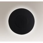 Shilo Chita zidna lampa crna (250 mm) 3000K