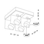 Shilo Hamada reflektor bela - Slika 2