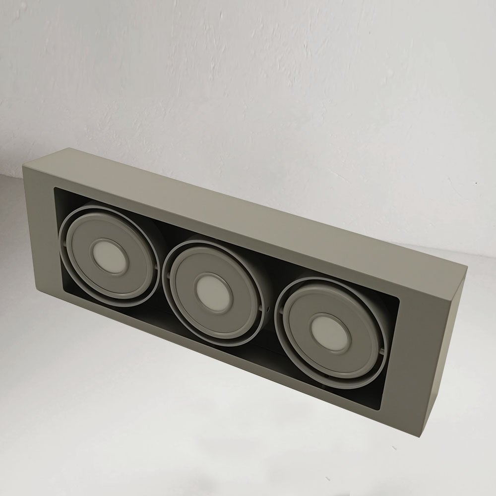 Shilo Koga plafonska lampa siva (80 mm) 3000K Shilo Koga plafonska lampa siva (80 mm) 3000K - Slika 1