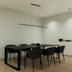 Mantra Meca linijska visilica LED 35W 4000K crna dužina 160cm