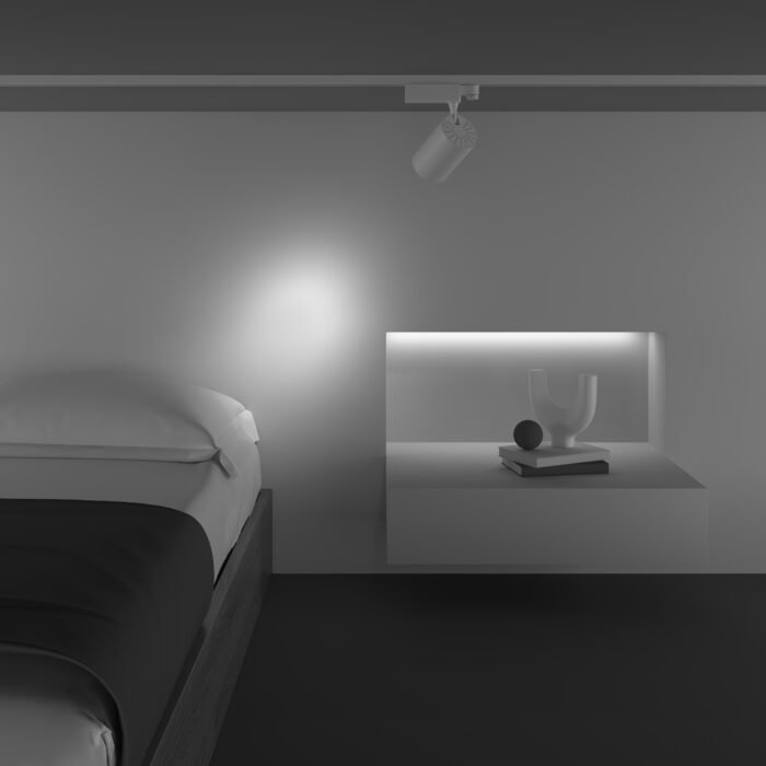 Maytoni VUORO White Trofazni Sinski Reflektor - Slika 1